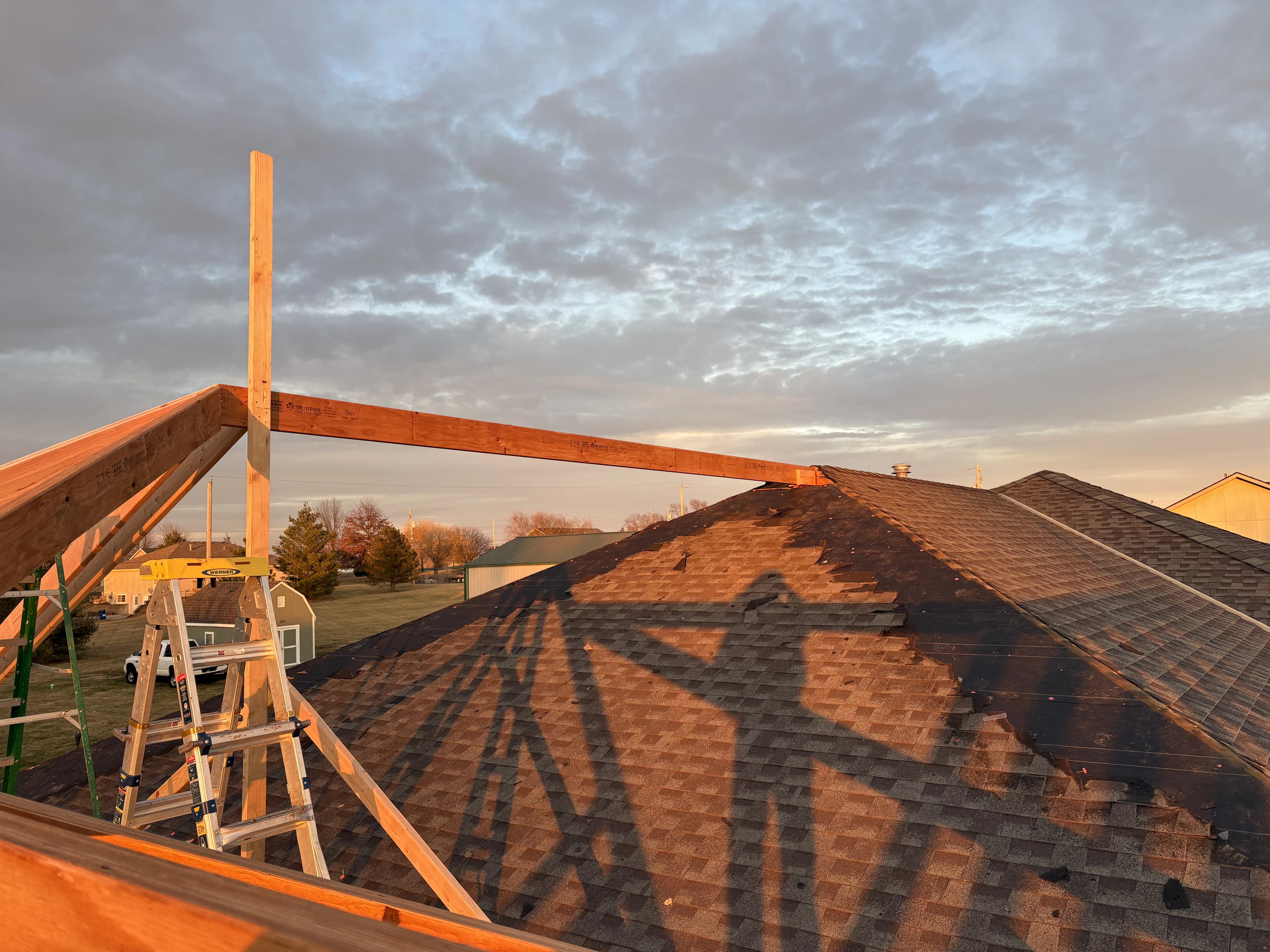 Custom Home Build, framing project photo 3