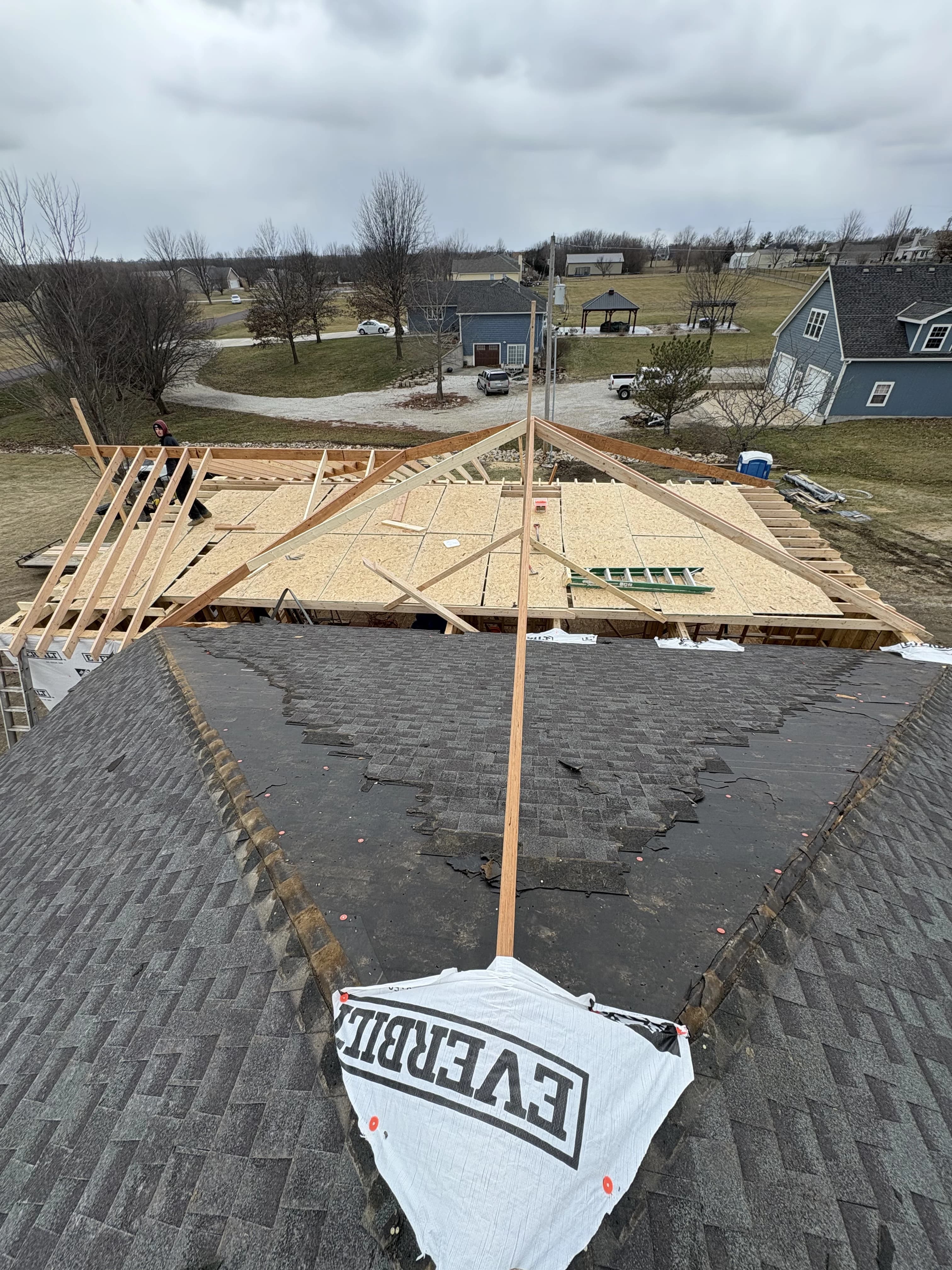 Custom Home Build, framing project photo 10