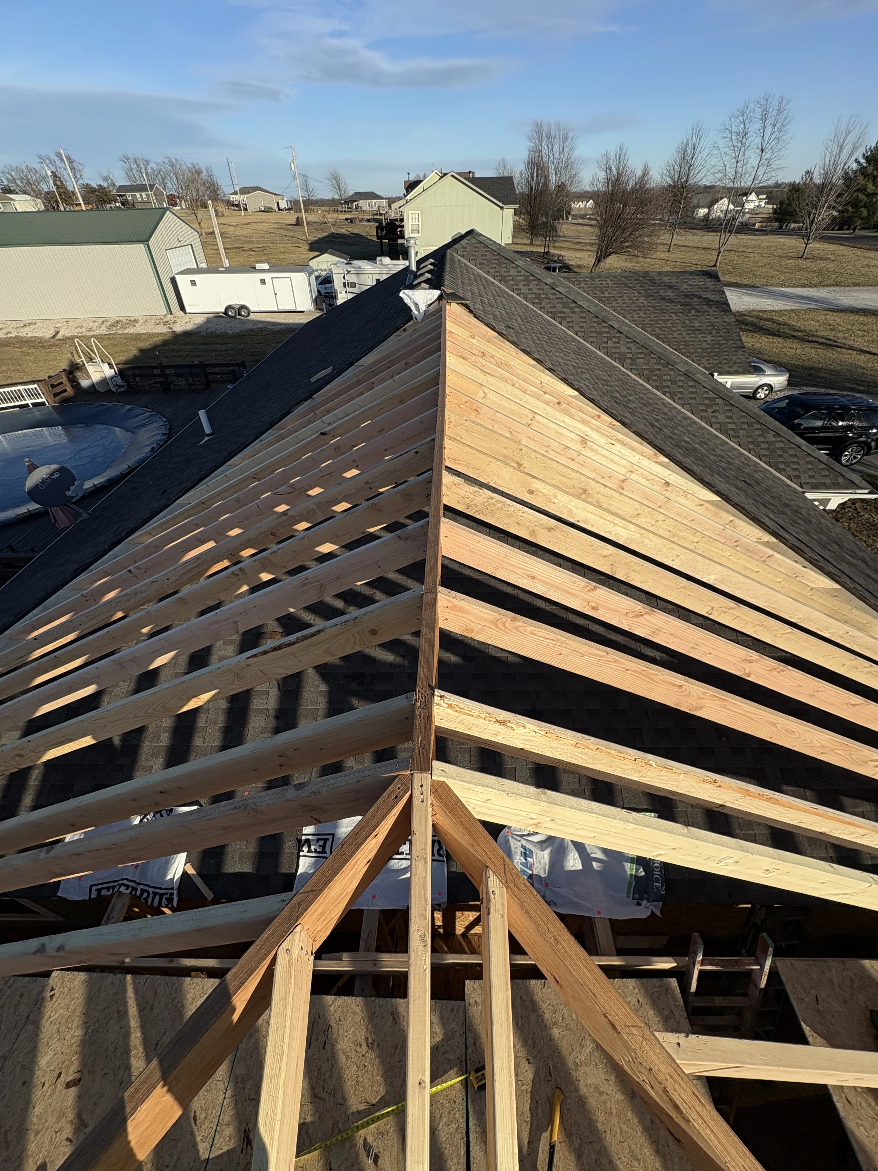 Custom Home Build, framing project photo 20