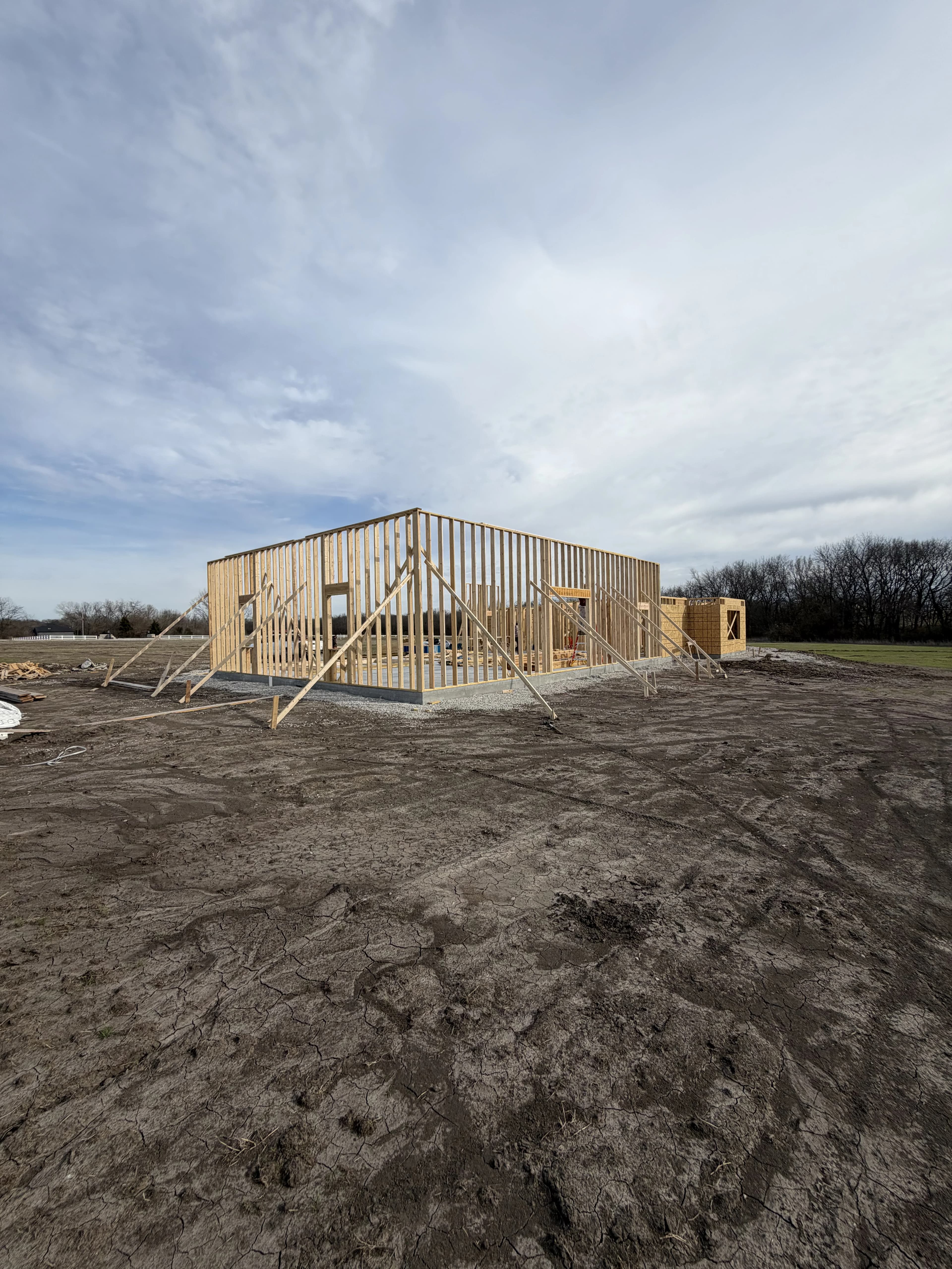 Custom Home Build, framing project photo 5