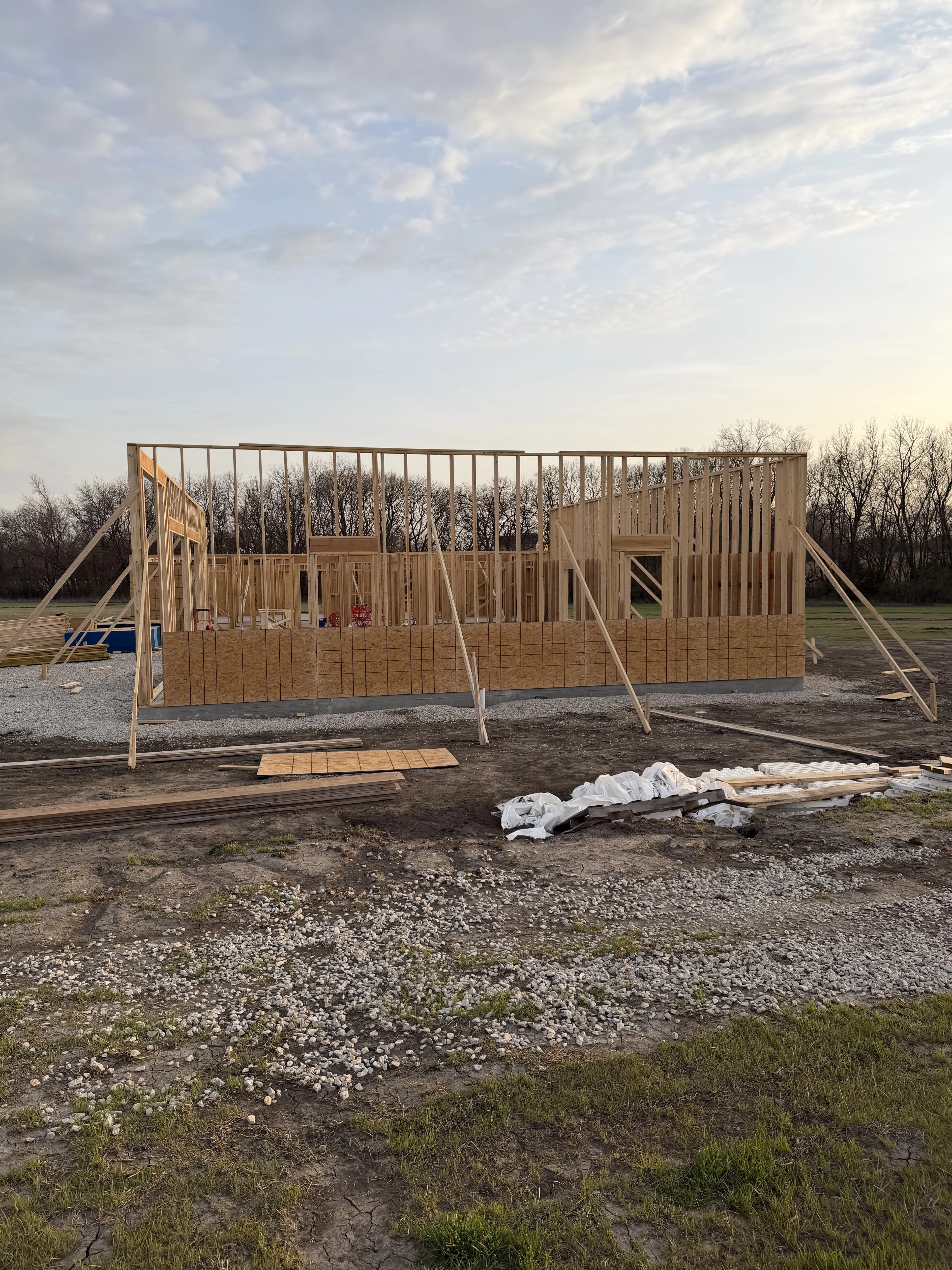 Custom Home Build, framing project photo 7