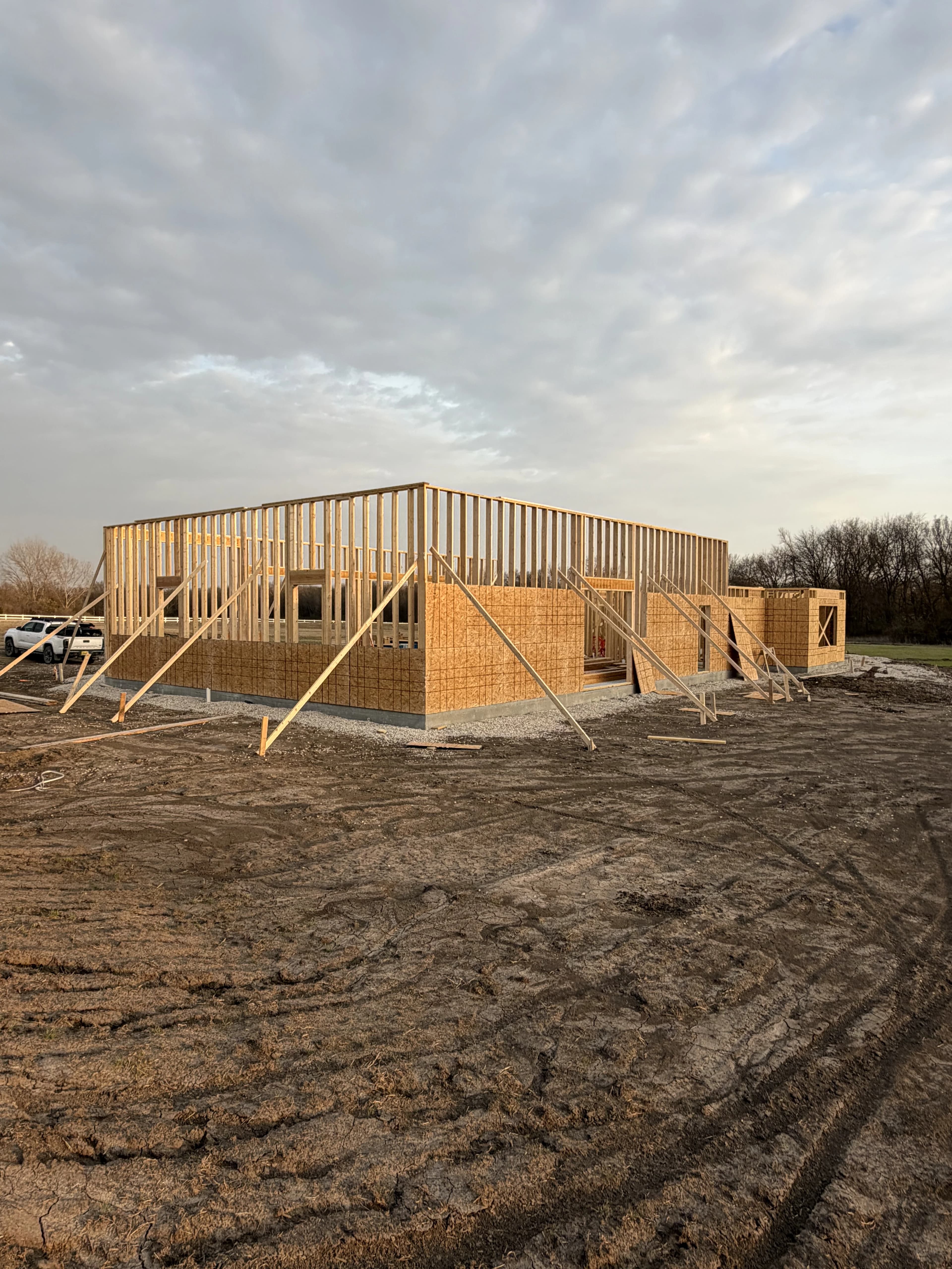 Custom Home Build, framing project photo 8