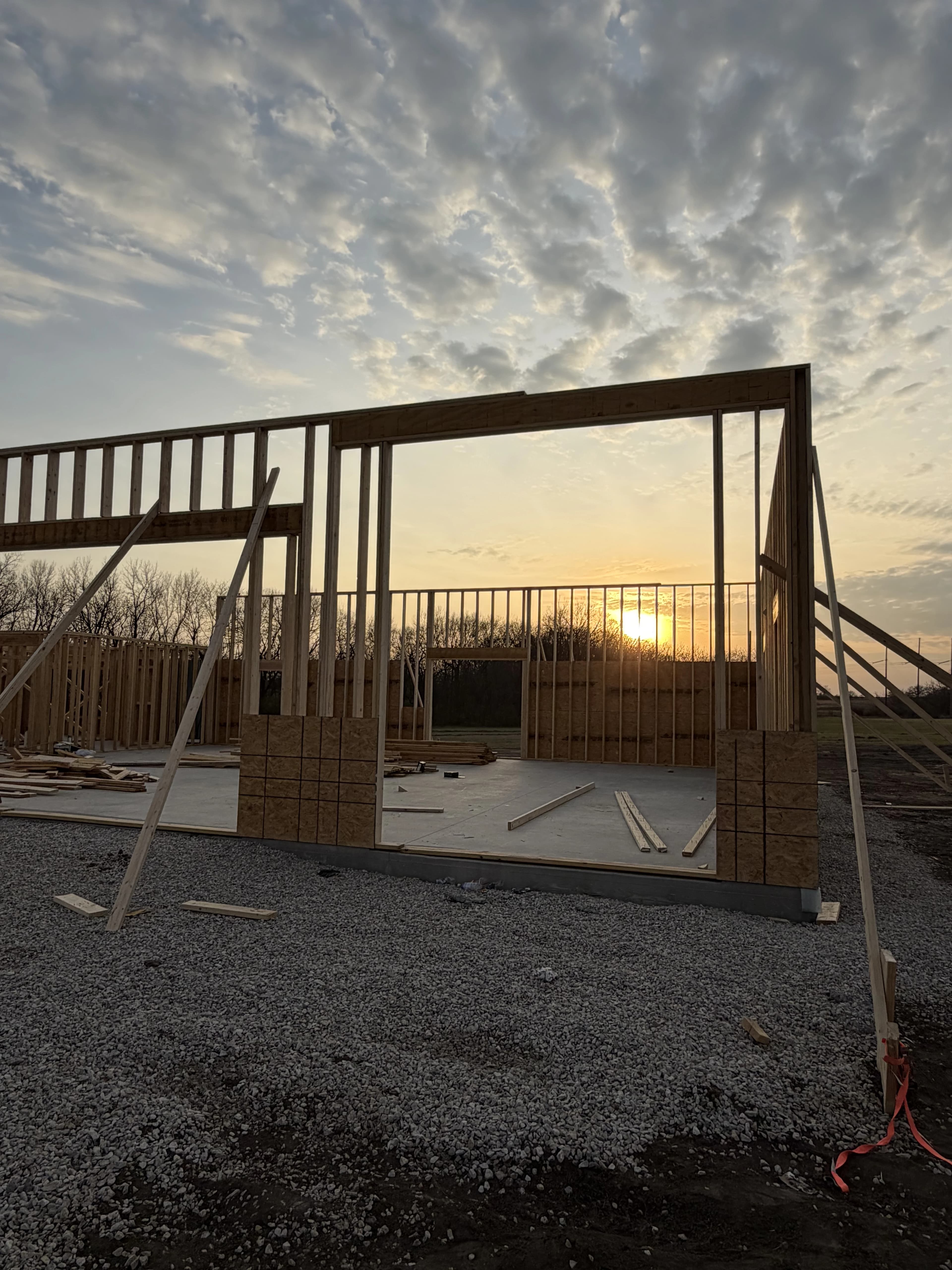 Custom Home Build, framing project photo 9