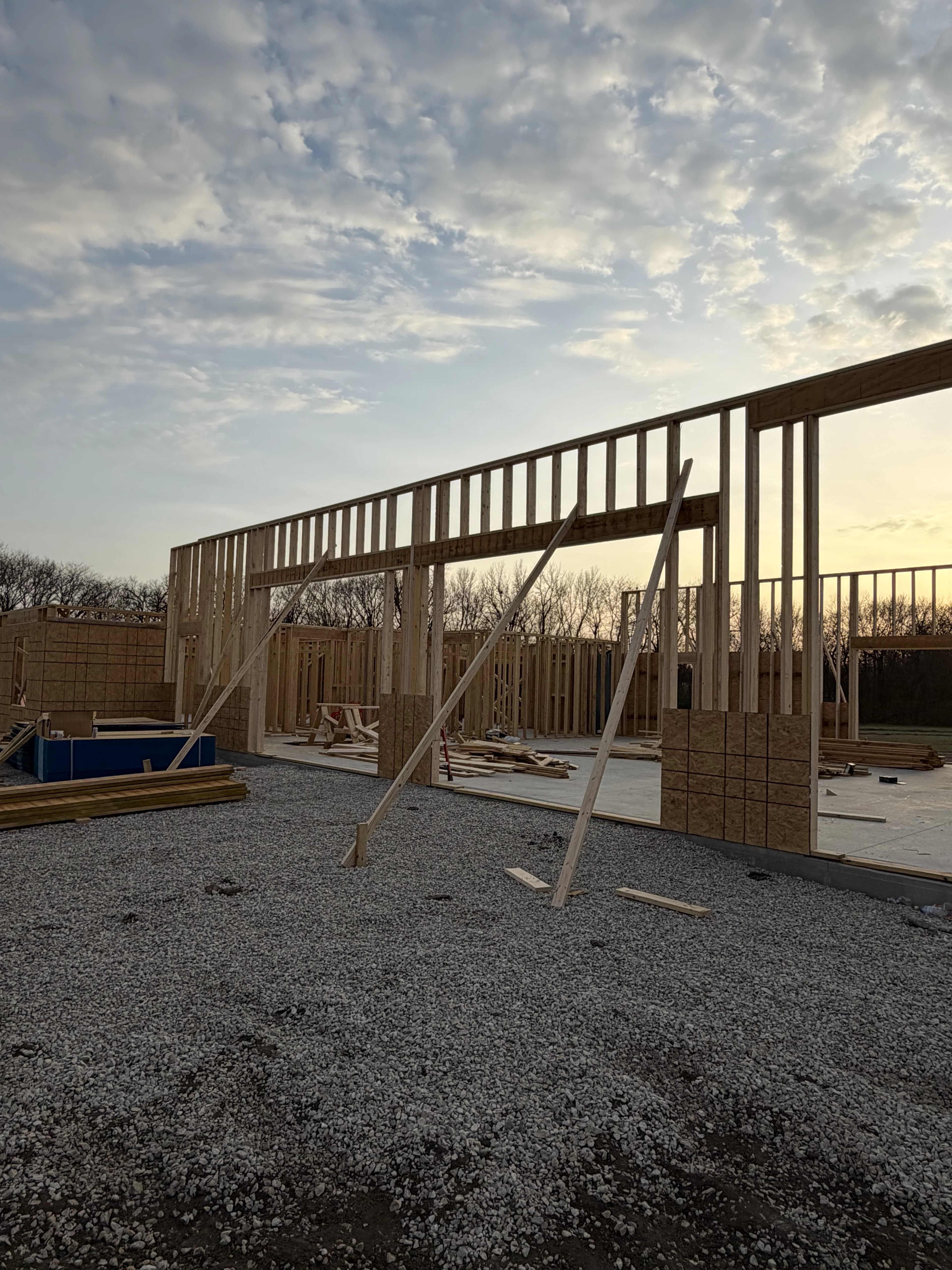 Custom Home Build, framing project photo 10