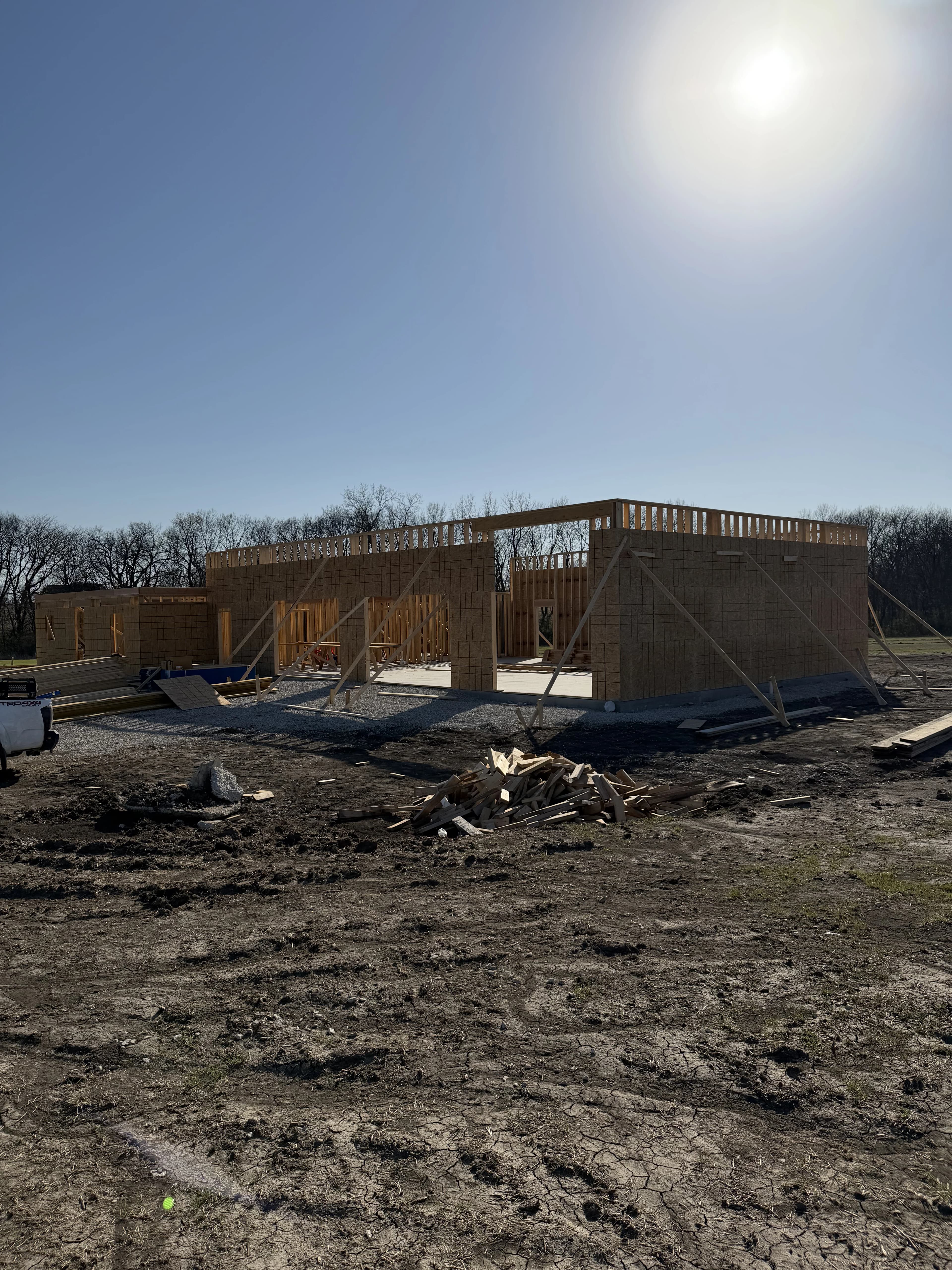 Custom Home Build, framing project photo 11