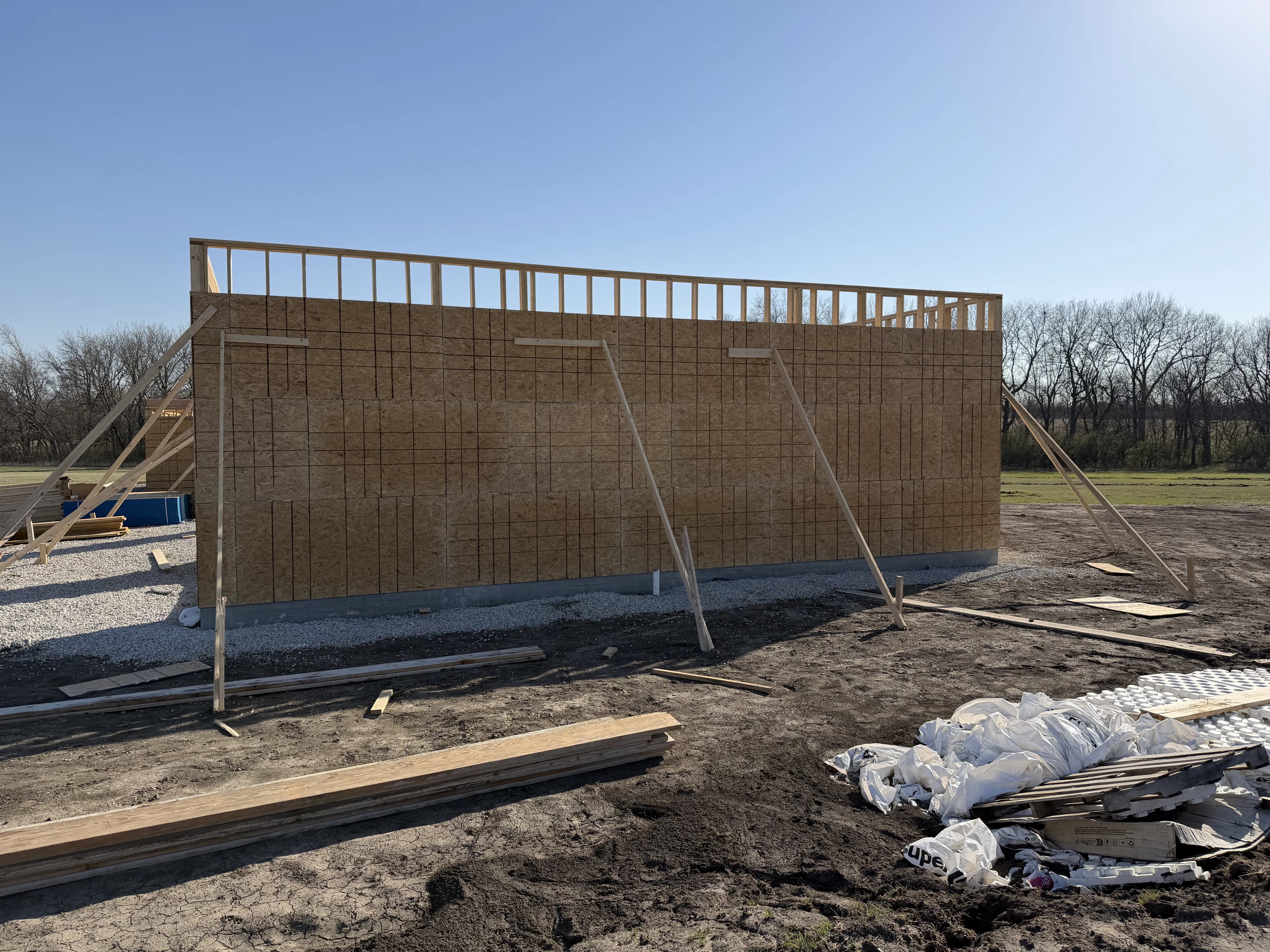 Custom Home Build, framing project photo 12