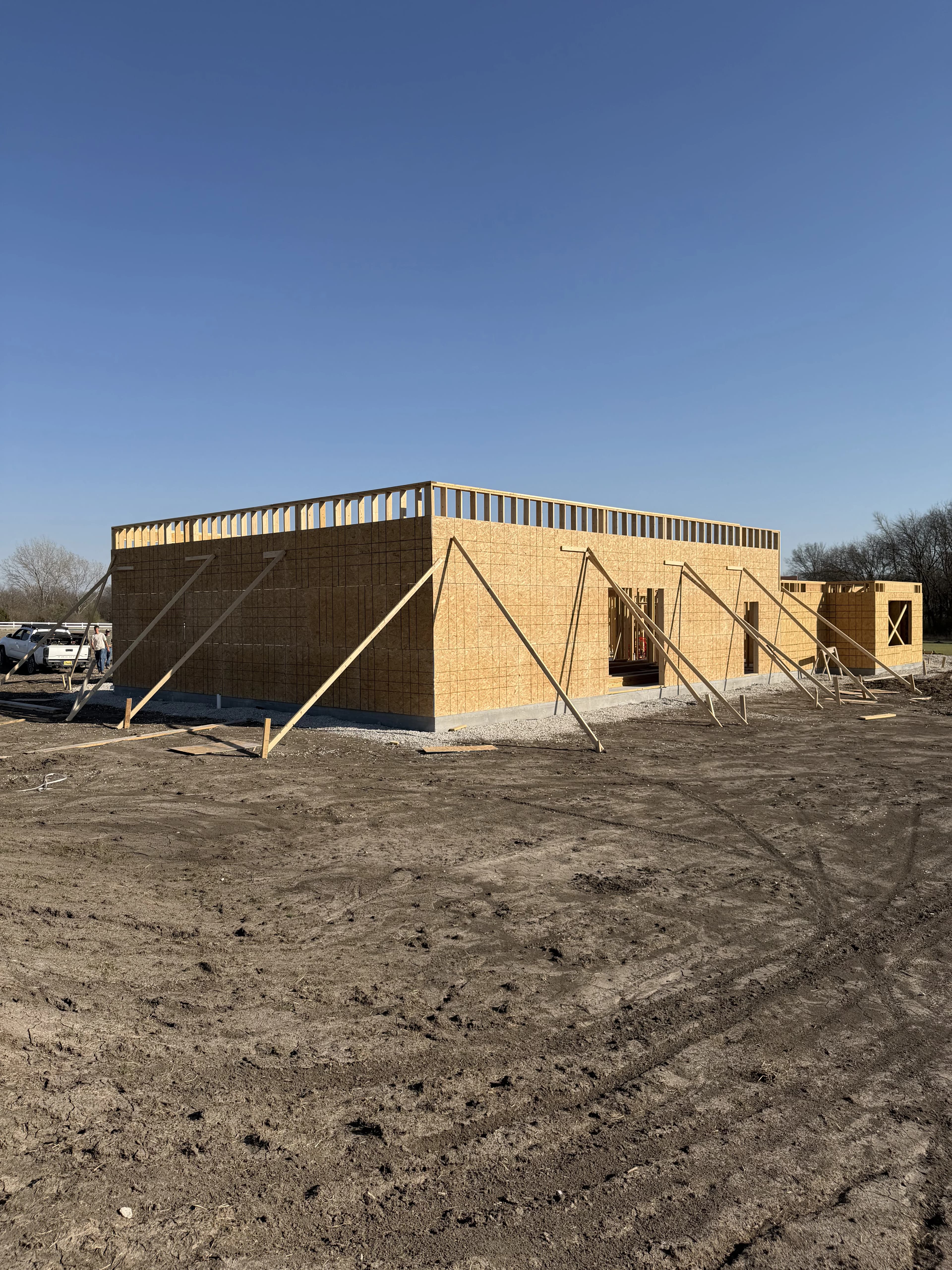 Custom Home Build, framing project photo 13