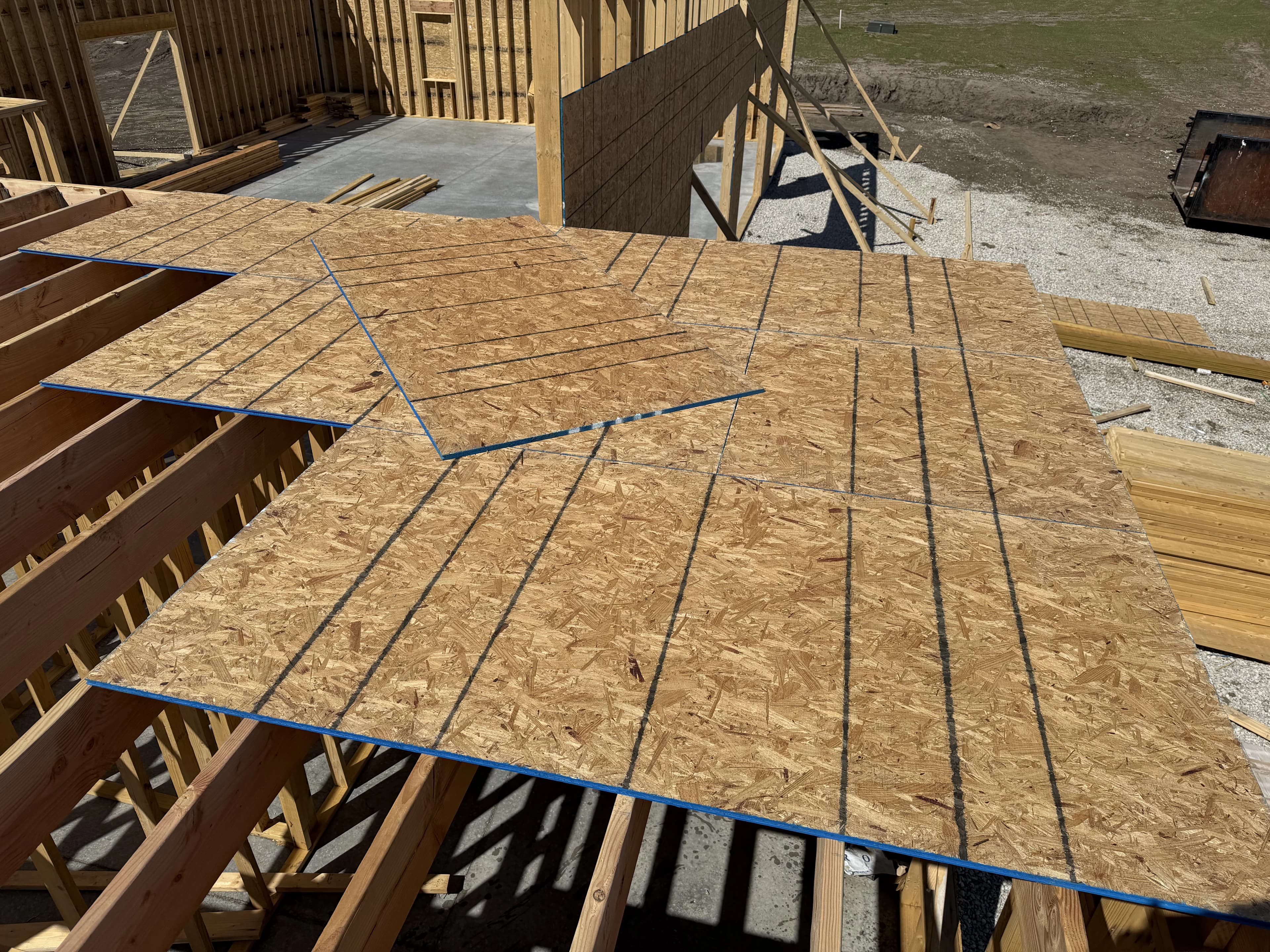 Custom Home Build, framing project photo 20