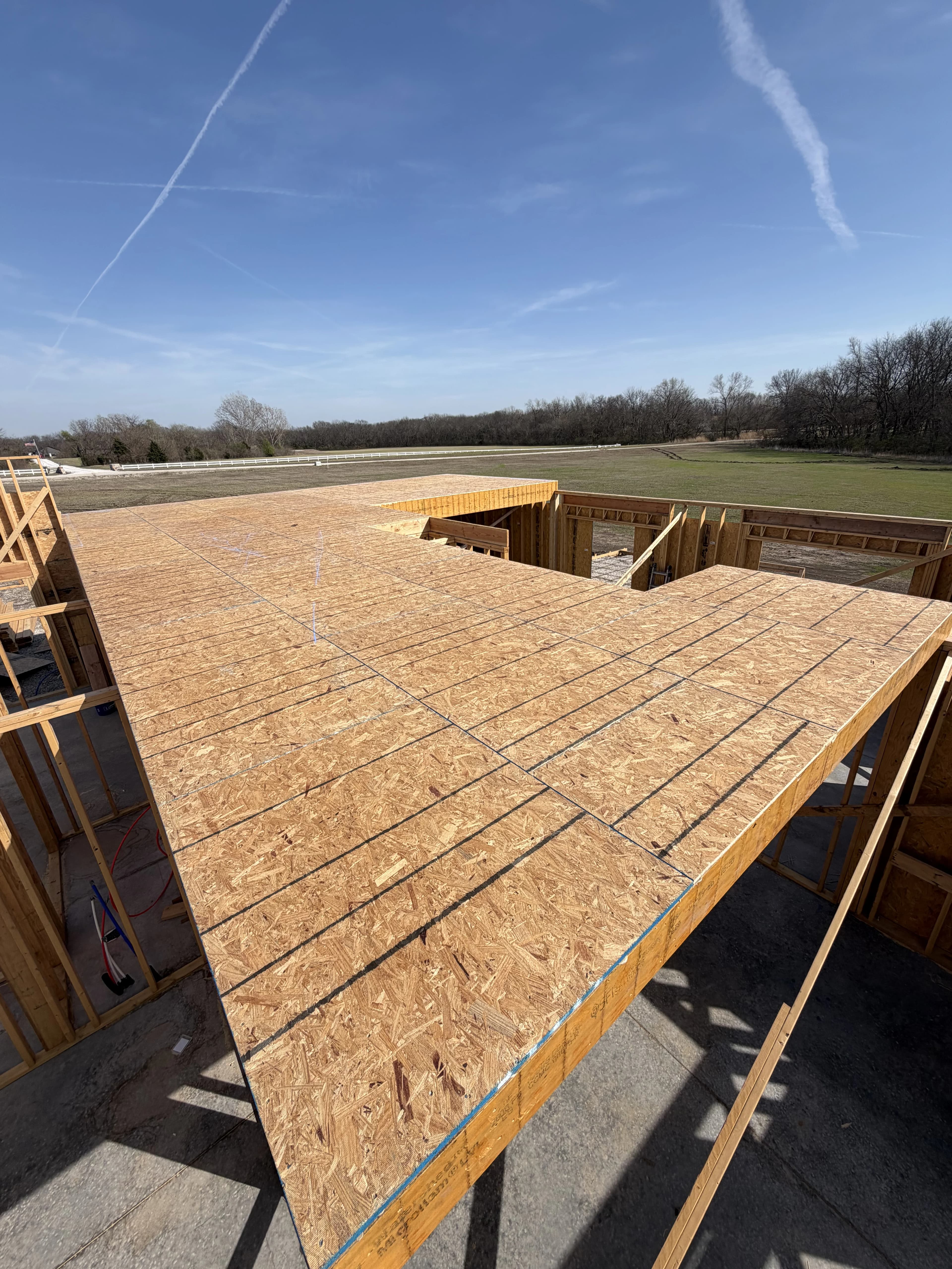 Custom Home Build, framing project photo 24