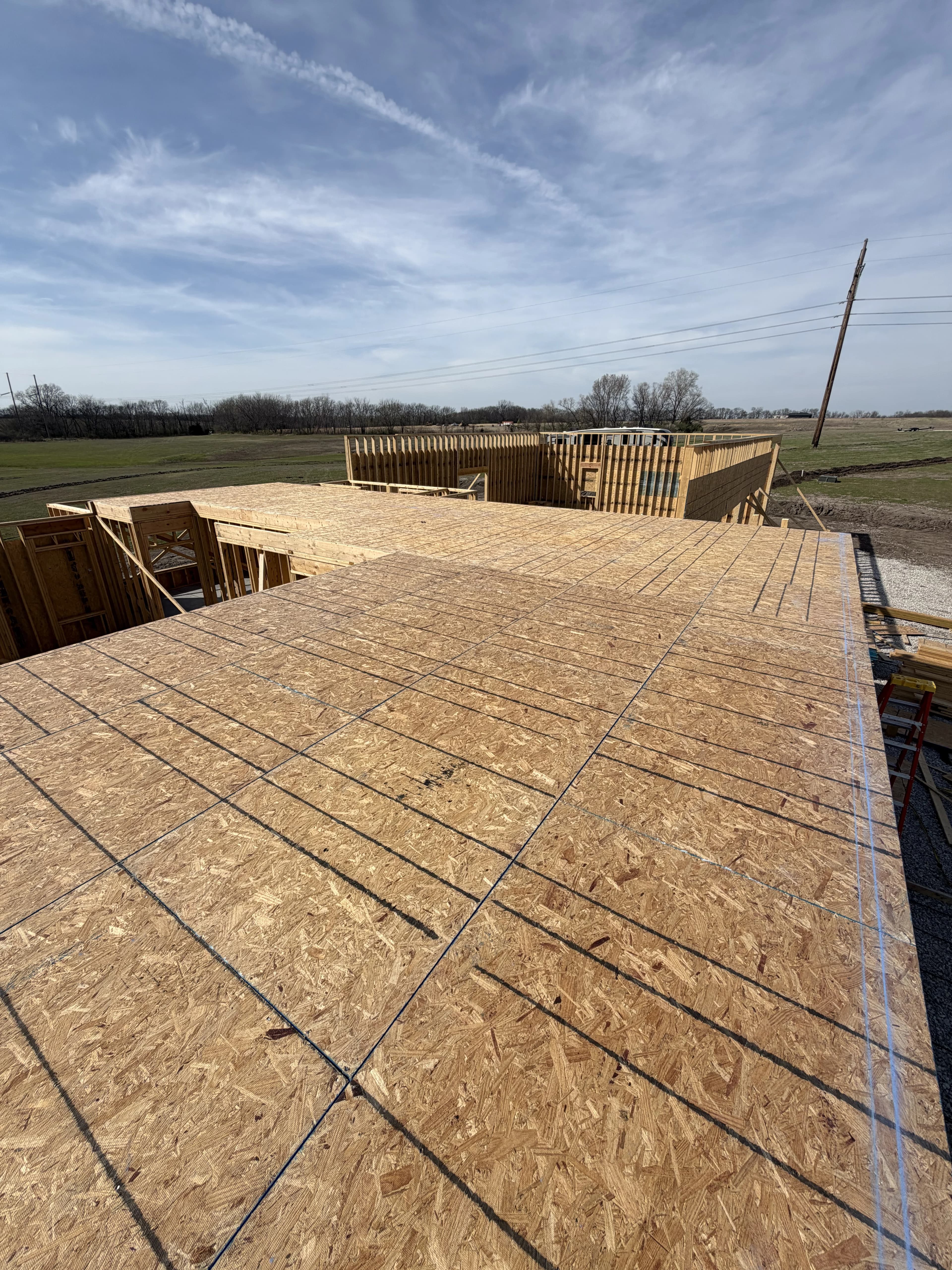 Custom Home Build, framing project photo 27