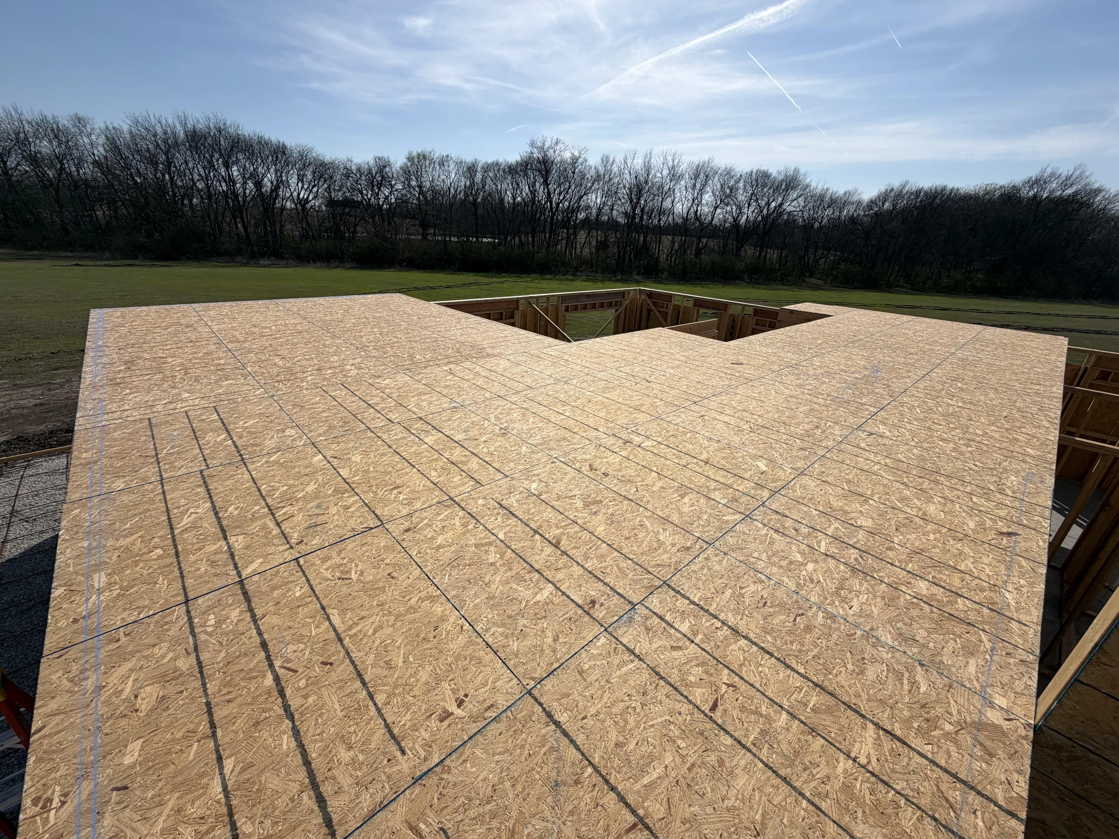 Custom Home Build, framing project photo 28