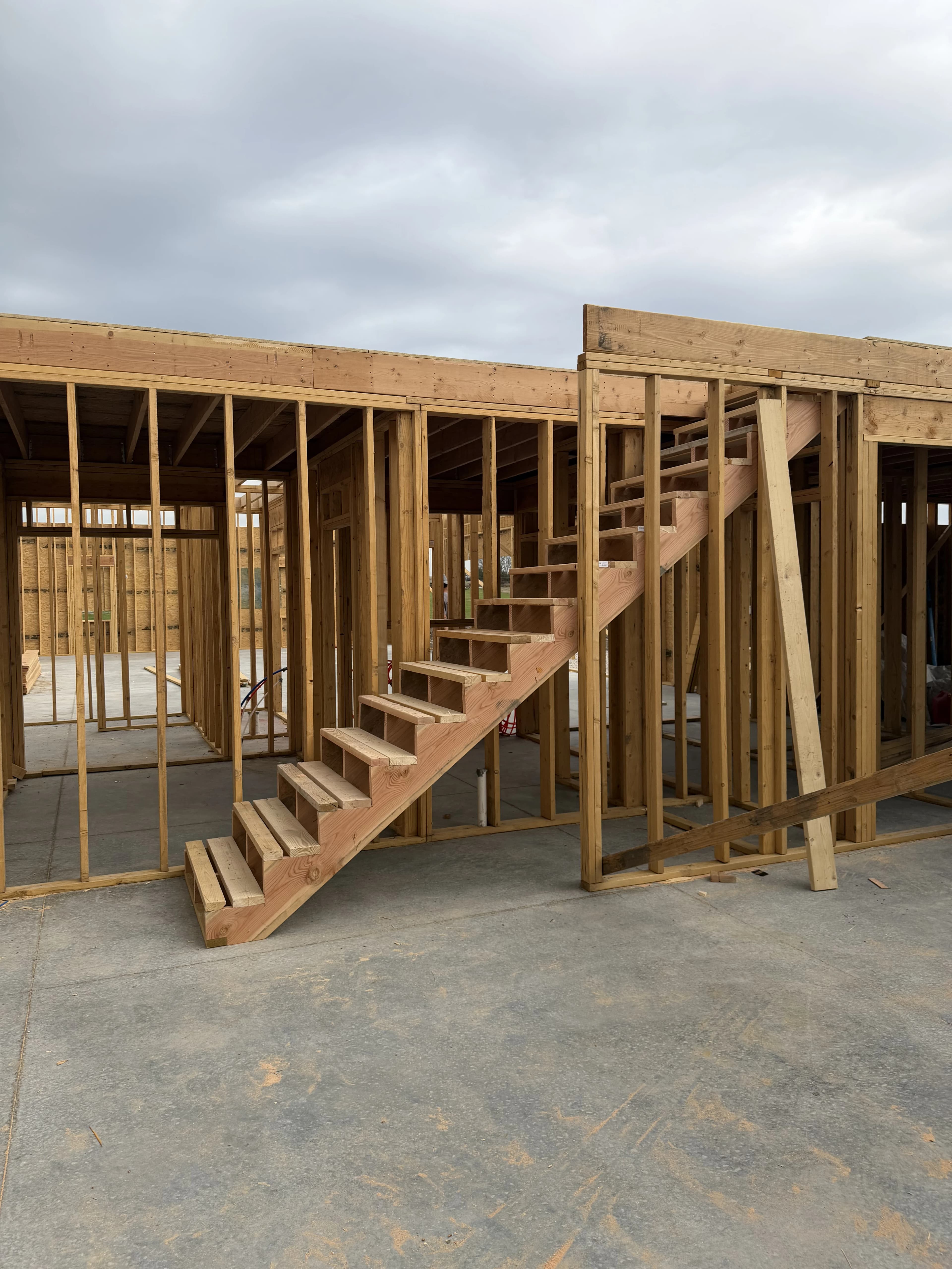 Custom Home Build, framing project photo 29