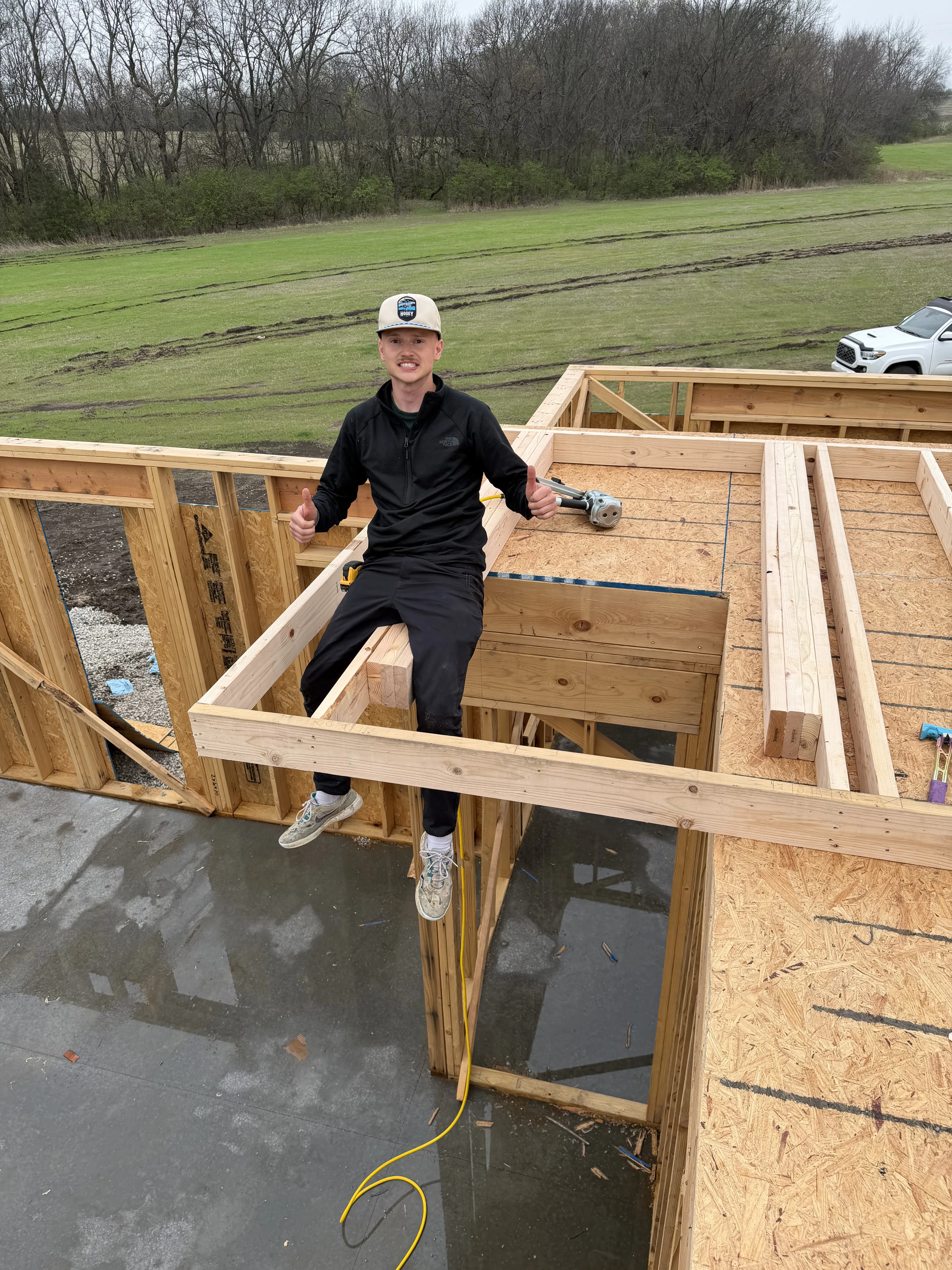 Custom Home Build, framing project photo 30