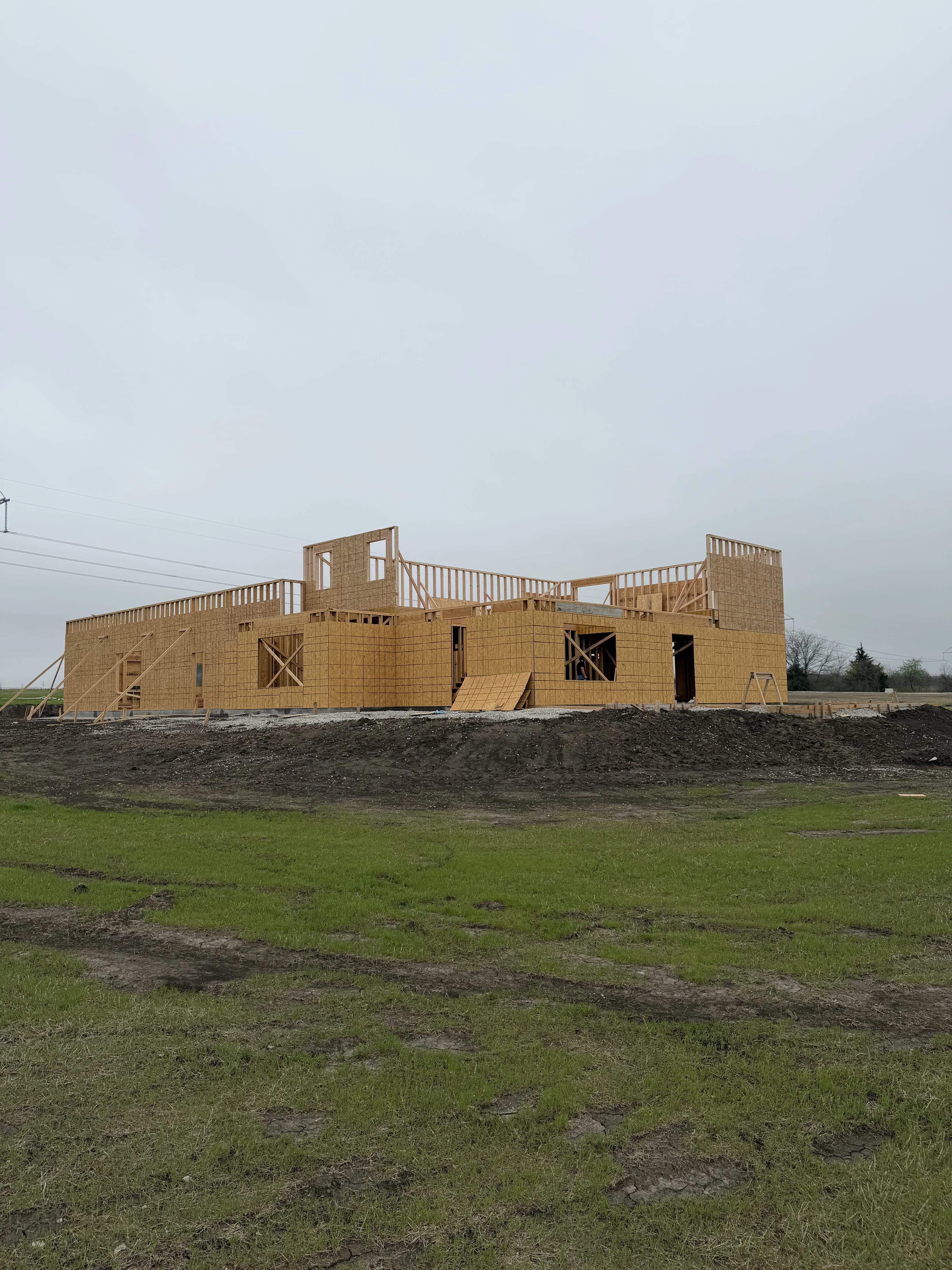 Custom Home Build, framing project photo 31