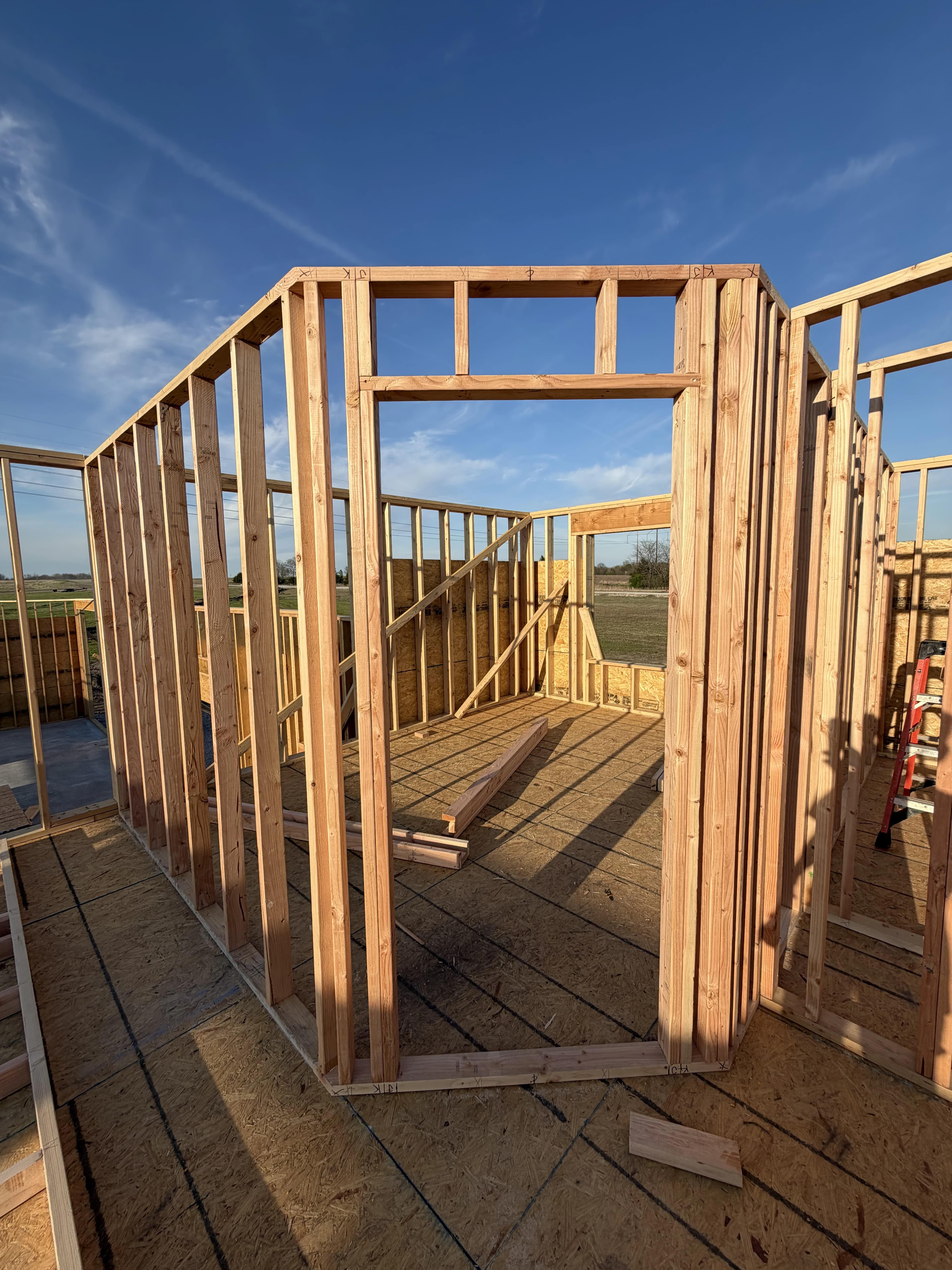 Custom Home Build, framing project photo 48