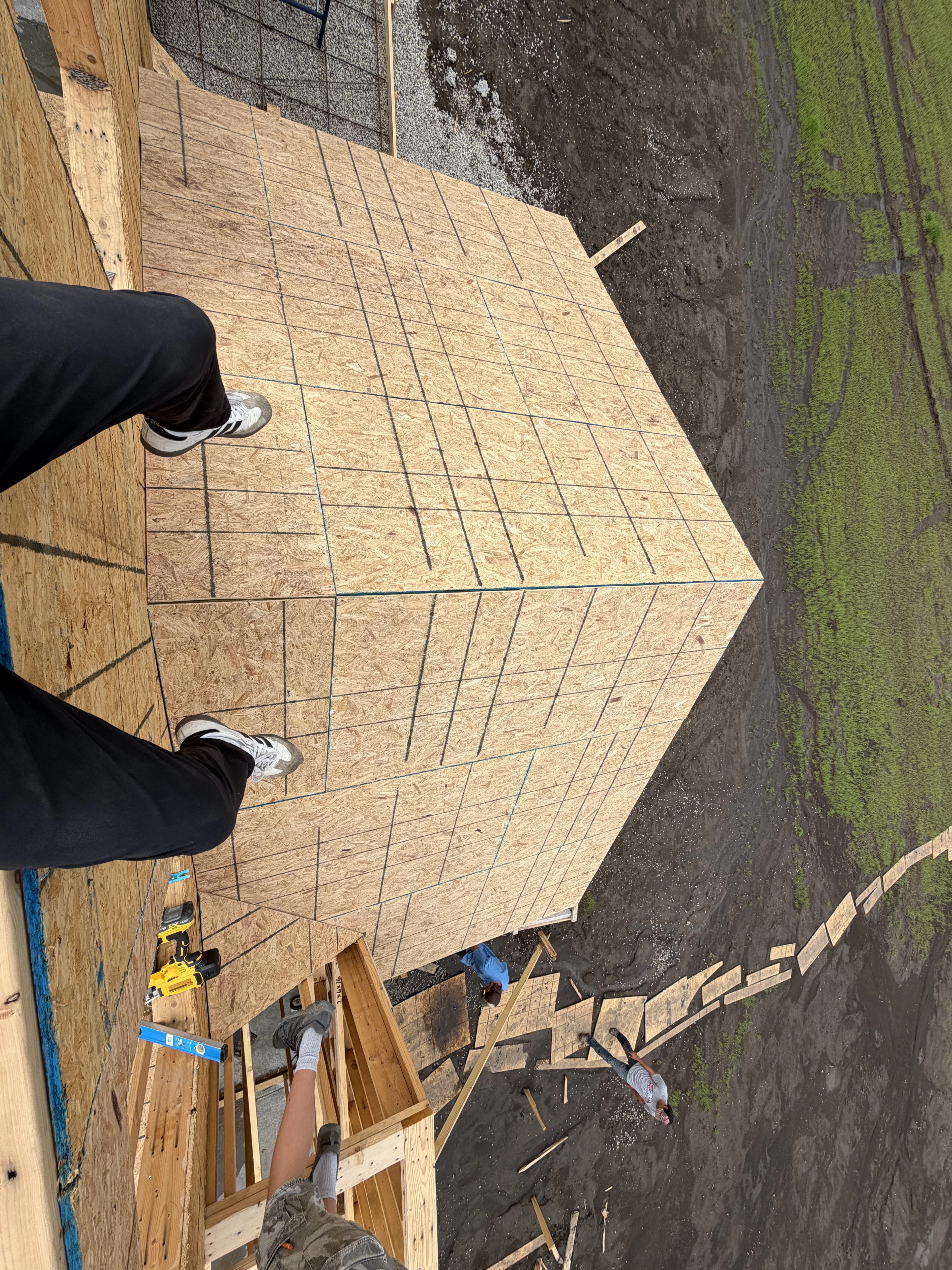 Custom Home Build, framing project photo 59