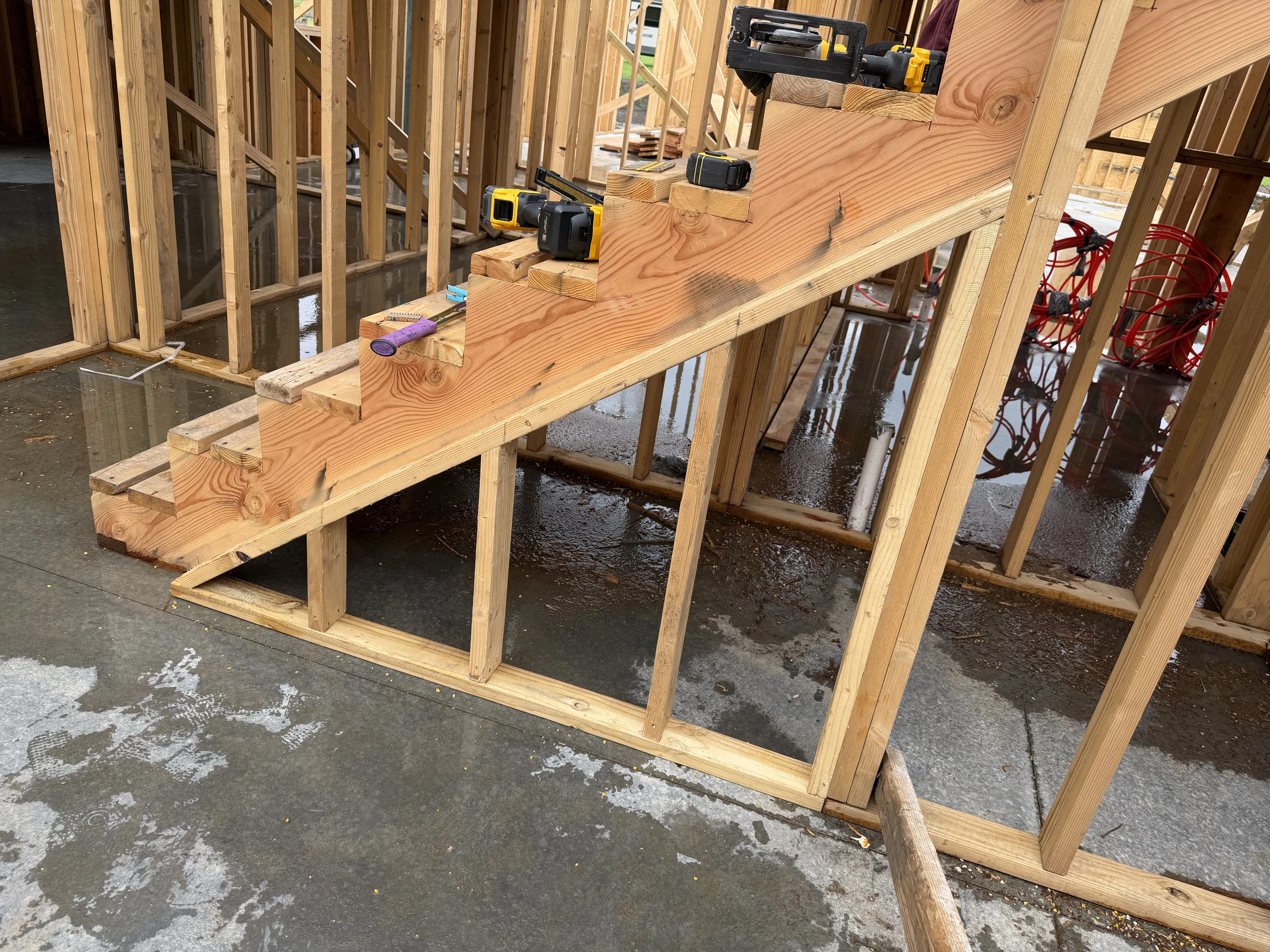 Custom Home Build, framing project photo 60