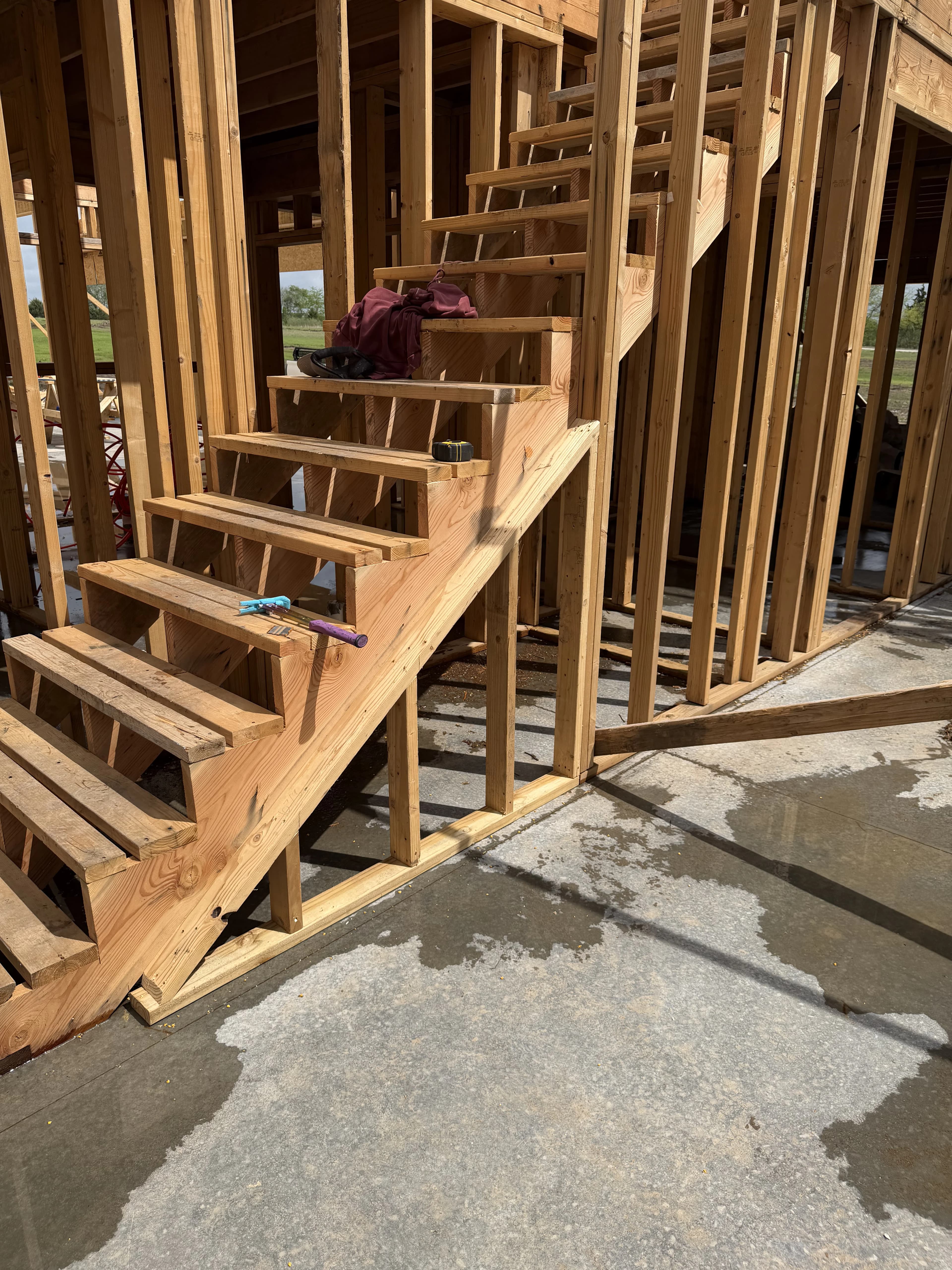 Custom Home Build, framing project photo 61