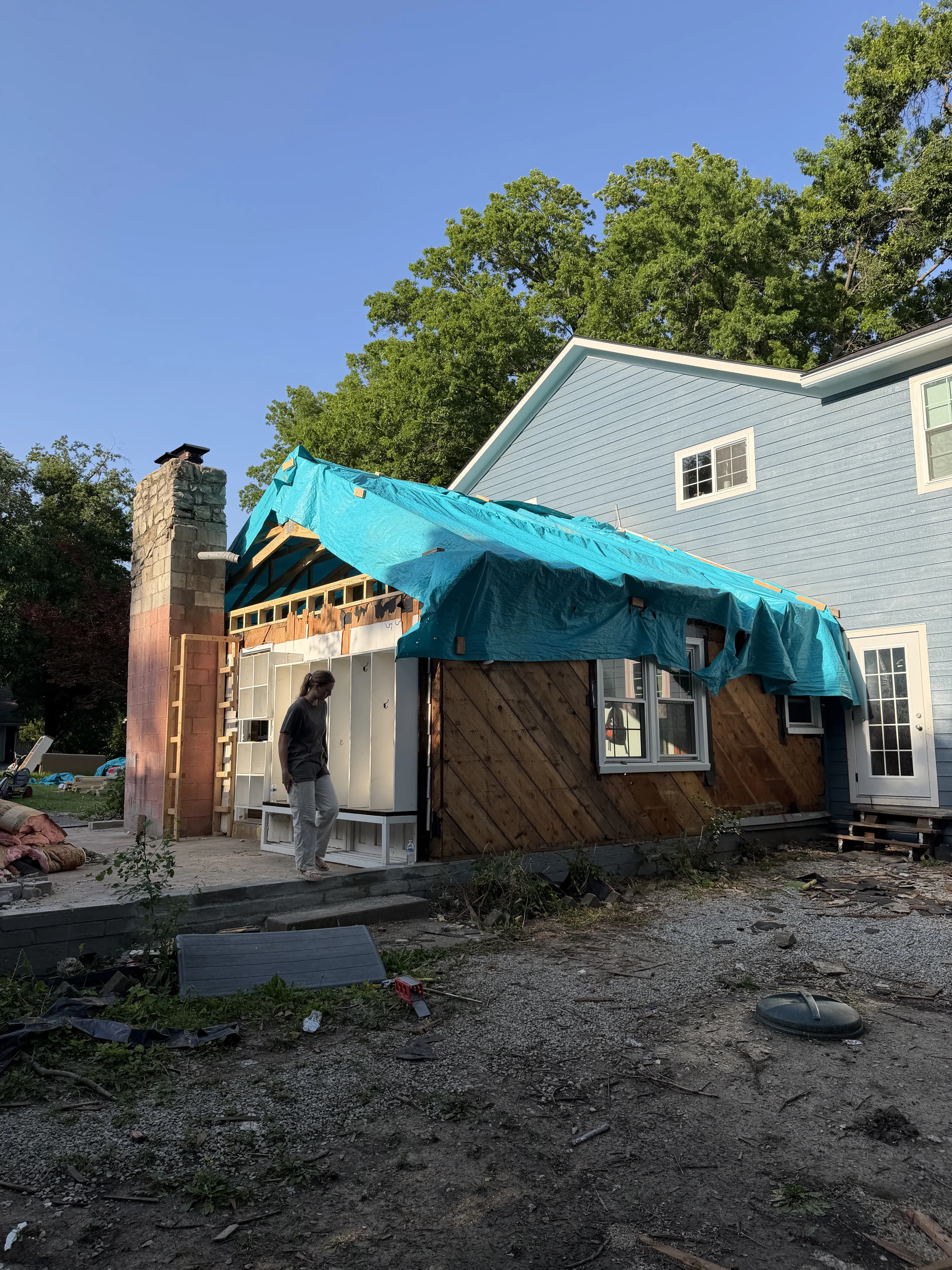 Residential Addition Framing, framing project photo 2