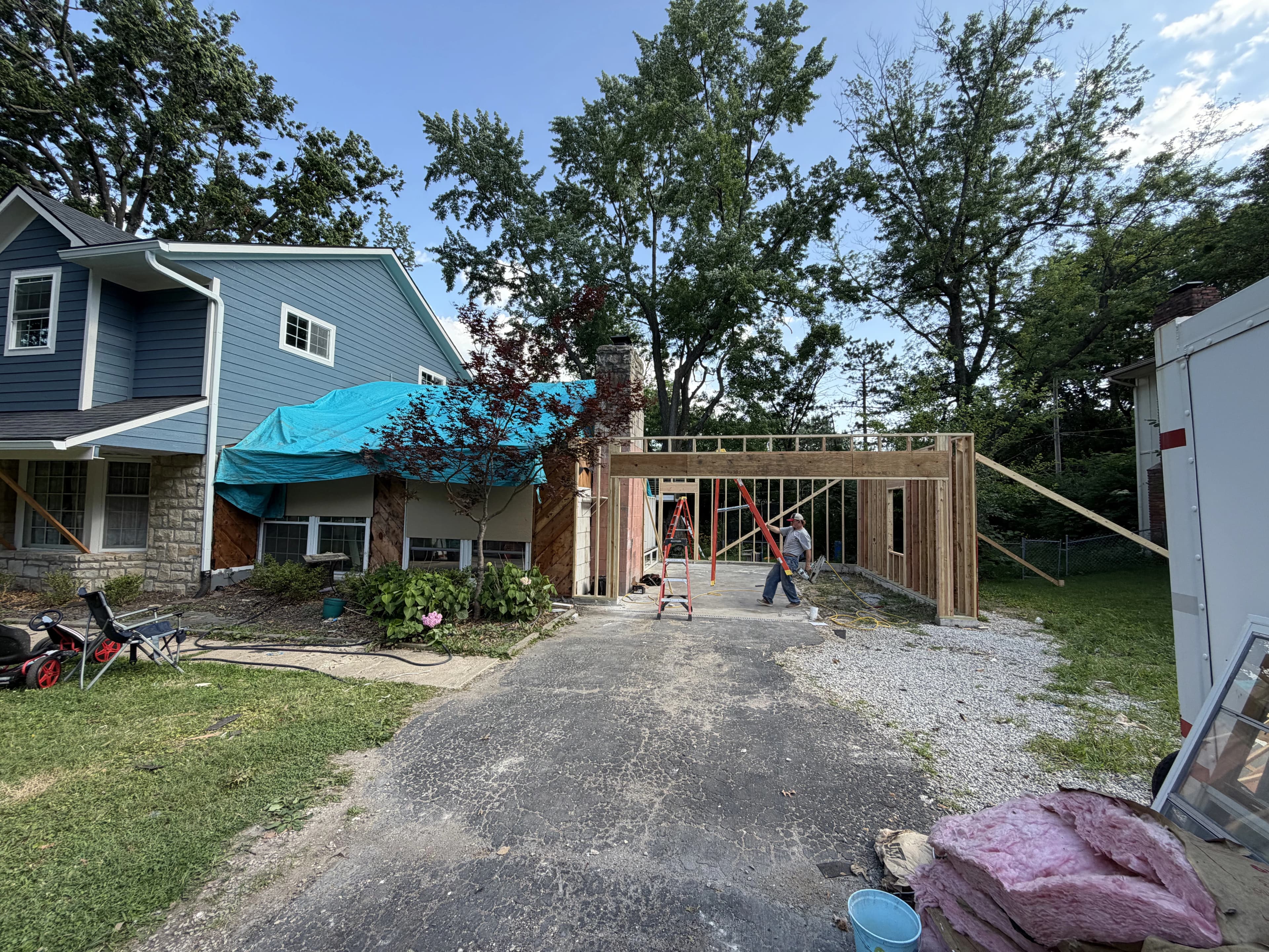 Residential Addition Framing, framing project photo 5