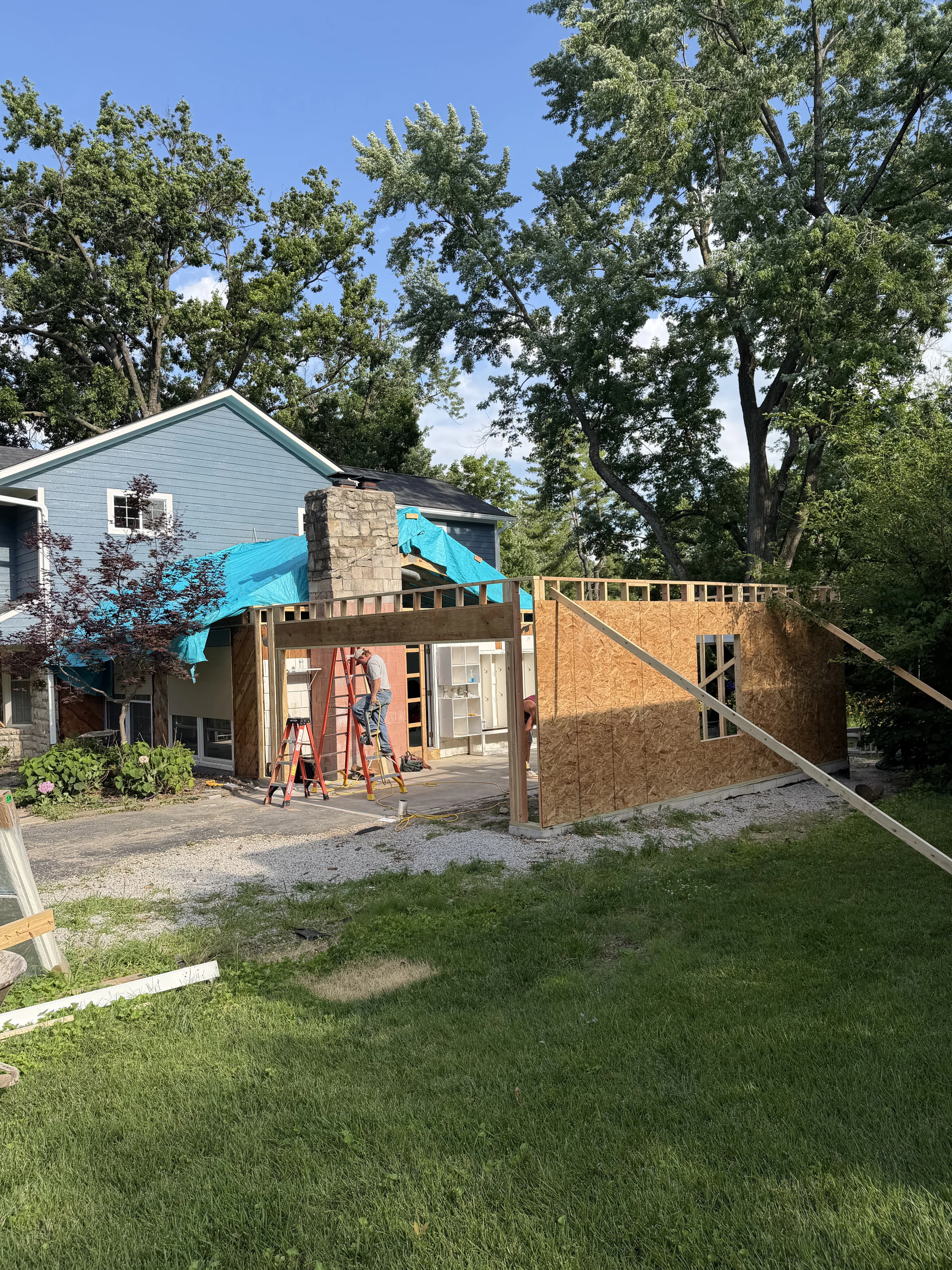 Residential Addition Framing, framing project photo 7