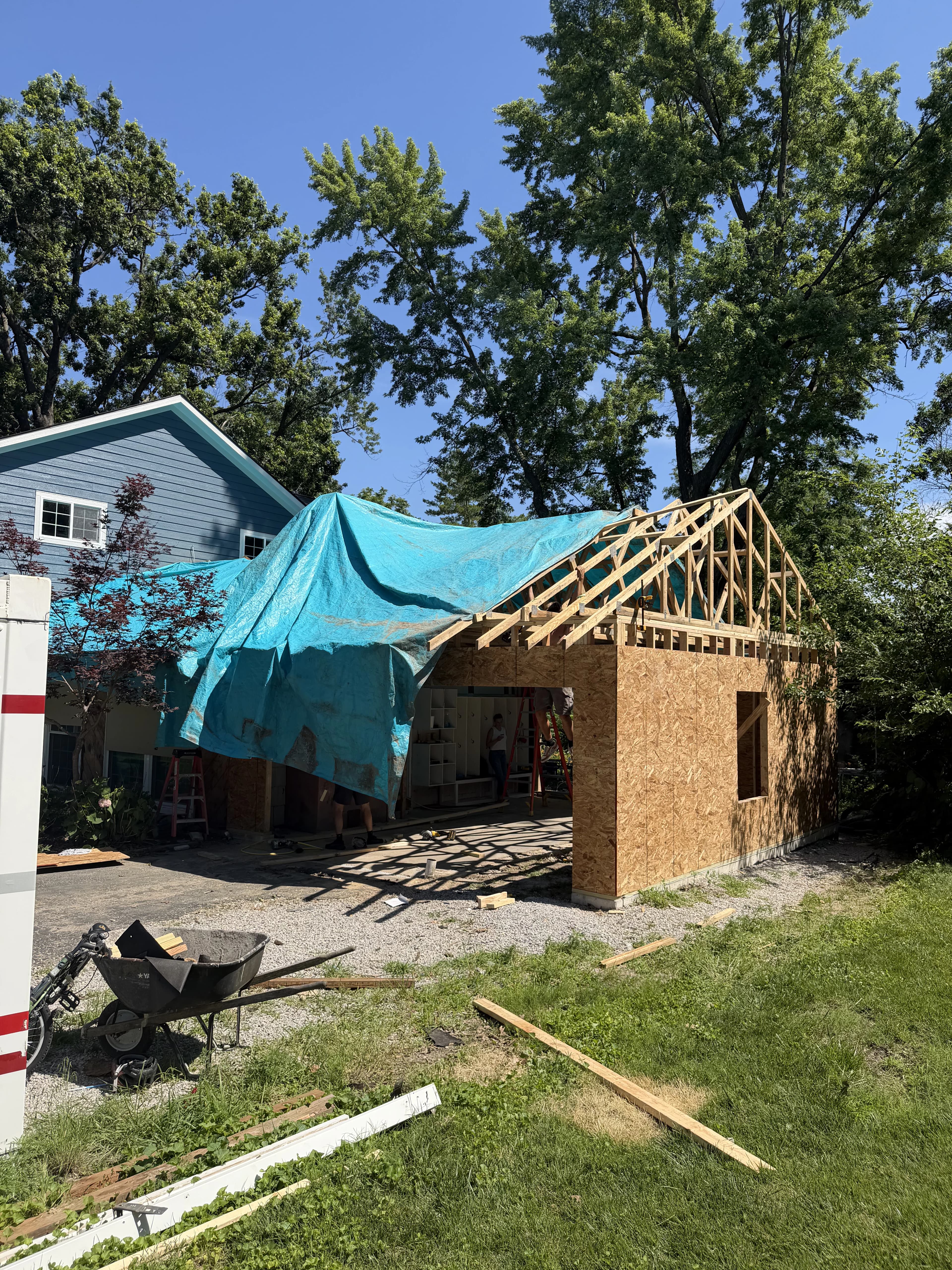 Residential Addition Framing, framing project photo 10