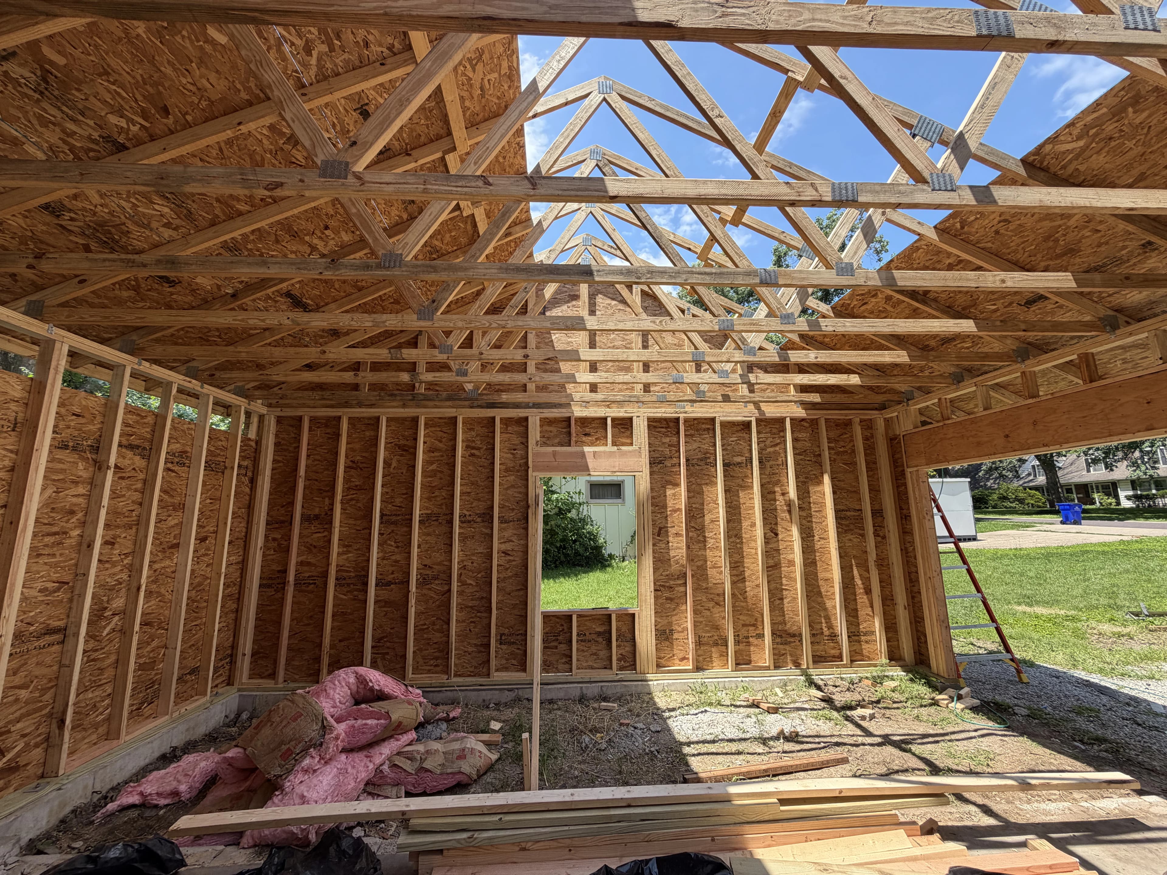 Residential Addition Framing, framing project photo 12