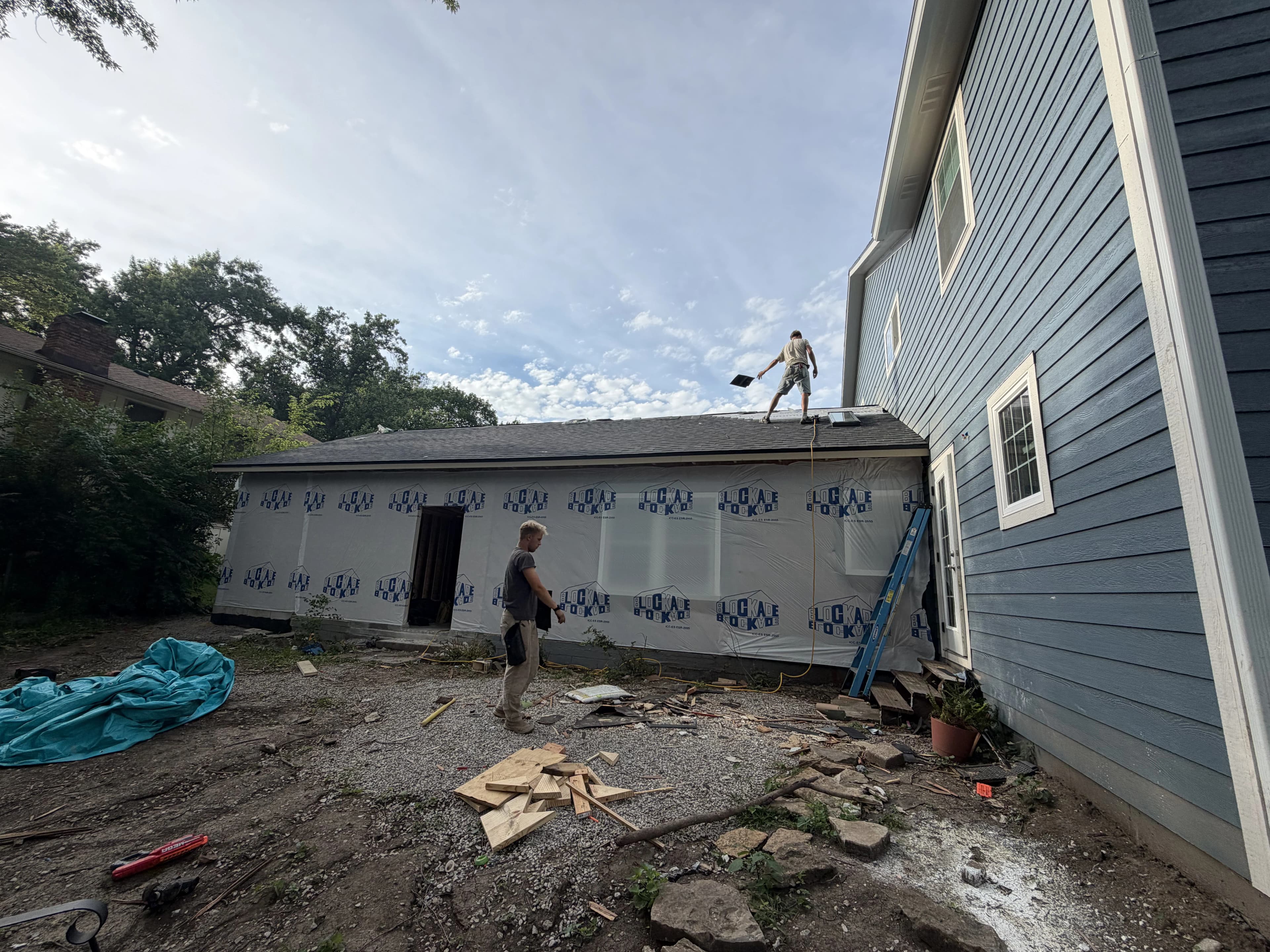 Residential Addition Framing, framing project photo 30